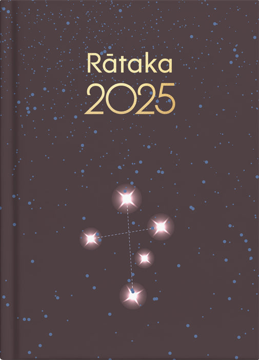 2025 Collins Diary A51, Day Per Page, Laminated Hard Cover, Rataka English/Te Reo, Assorted Design Cover, 148mm x 210mm CX160264
