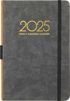 2025 Collins Diary A53 Executive, Week to View, PU Leather Hard Cover, 148mm x 210mm CX11967587