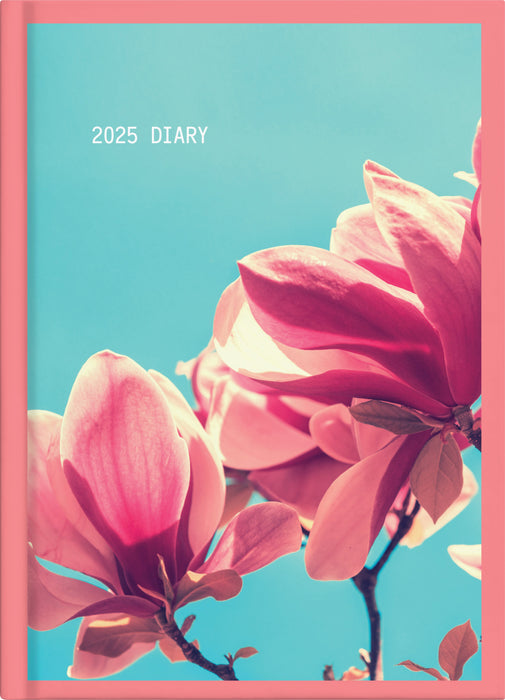 2025 Collins Diary A61, Day Per Page, Floral, Assorted Covers, 148mm x 210mm CX378315