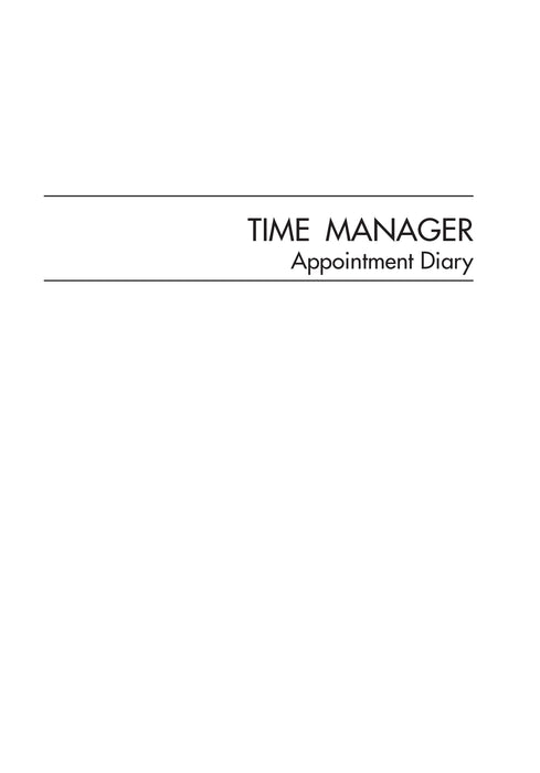 2025 Collins Diary Refill for Time Manager MDA51A-TM CX378300