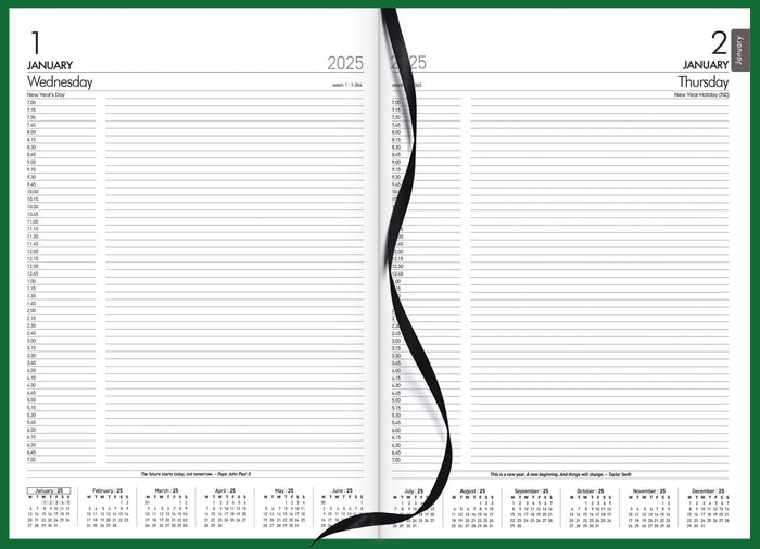 2025 Collins Eco Diary A41, Day Per Page, 210mm x 297mm CX11926212