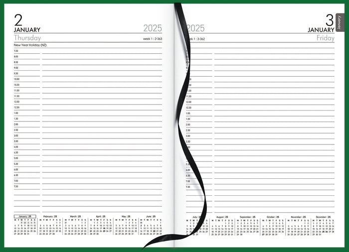 2025 Collins Eco Diary A51, Day Per Page, 148mm x 210mm CX11926217