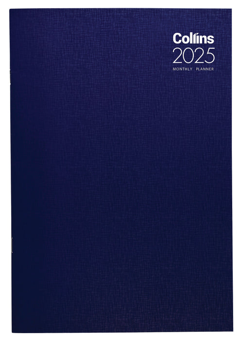 2025 Collins Monthly A4 Planner, Month To View, Assorted Covers, 210mm x 297mm CX441418
