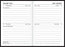 2025 Collins Pocket Diary A72, Two Days Per Page, Black, 74mm x 105mm CX160138
