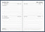 2025 Collins Pocket Diary A72, Two Days Per Page, Navy, 74mm x 105mm CX160139