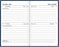2025 Collins Pocket Diary A72P, Two Days Per Page, PVC Cover, Navy, 74mm x 105mm CX11927516