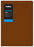 2025 Collins Rhapsody A73 Diary, Week To View, Soft Touch Skiver PU Cover, Cappuccino, 74mm x 105mm CX11927517