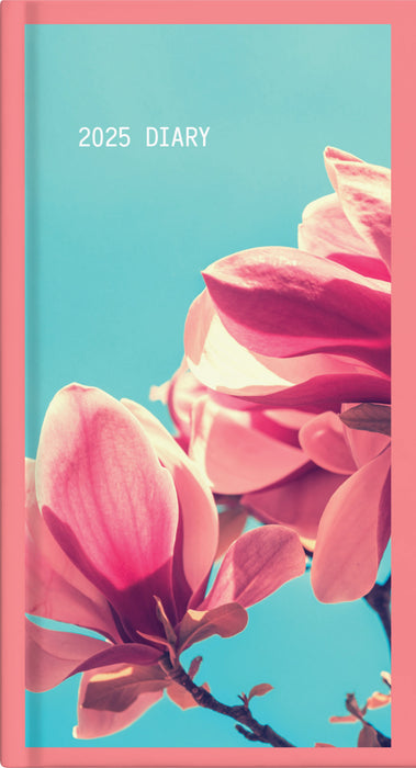 2025 Collins Slim Pocket Diary CW7, Week To View with Notes Page, Assorted Covers, Floral, 80mm x 152mm CX150604