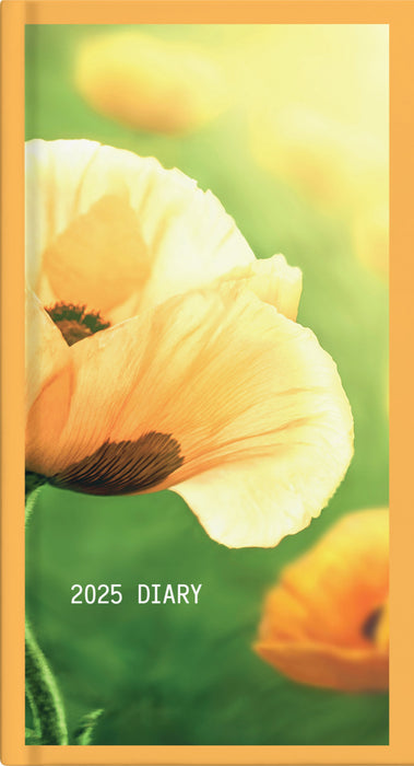 2025 Collins Slim Pocket Diary CW7, Week To View with Notes Page, Assorted Covers, Floral, 80mm x 152mm CX150604
