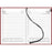 2025 Collins Windsor A51 Diary, Day To Page, Red, 148mm x 210mm CX441431