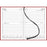 2025 Collins Windsor A52 Diary, Two Day Per Page, Red, 148mm x 210mm CX441437