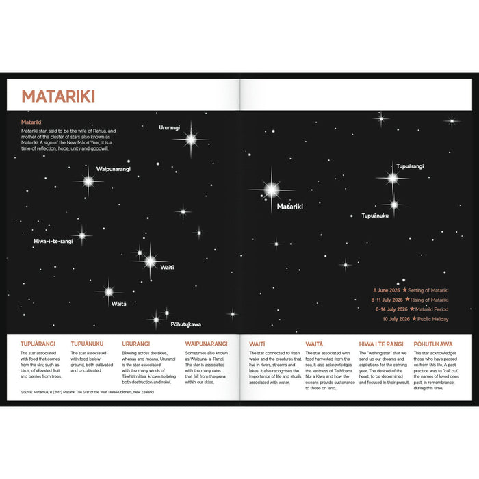 2026 B51 Tuhi Diary, Day Per Page, Rataka Kowhai Flower, 170mm x 240mm CX12436414