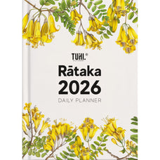 2026 B51 Tuhi Diary, Day Per Page, Rataka Kowhai Flower, 170mm x 240mm CX12436414