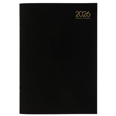 2026 Collins A4 Monthly Diary/Planner, PVC Cover, Black CX441575