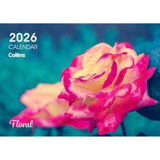 2026 Collins A4 Wall Calendar, NZ Floral, 210mm x 300mm CX11294614