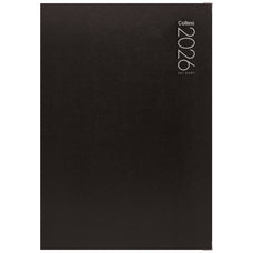 2026 Collins A41E Executive Diary, Padded PU Black Cover, Day Per Page, 210mm x 297mm CX150429