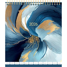 2026 Collins Desk Calendar, Painterly, Golden Wiro Bound, 175mm x 210mm CX12369851