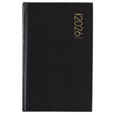 2026 Collins Diary 81A Appointment Diary, Day Per Page, Black, 125mm x 195mm CX438081