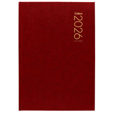 2026 Collins Diary A51, Day Per Page, Red, 148mm x 210mm CX438056