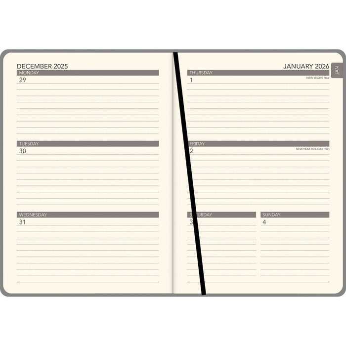 2026 Collins Diary A53 Foil Geometric, Week to View, 148mm x 210mm CX12364544