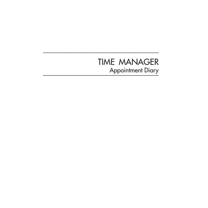 2026 Collins Diary Refill for Time Manager MDA51A-TM CX438010