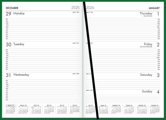 2026 Collins Eco A43 Diary, Week to View, 210mm x 297mm CX110314