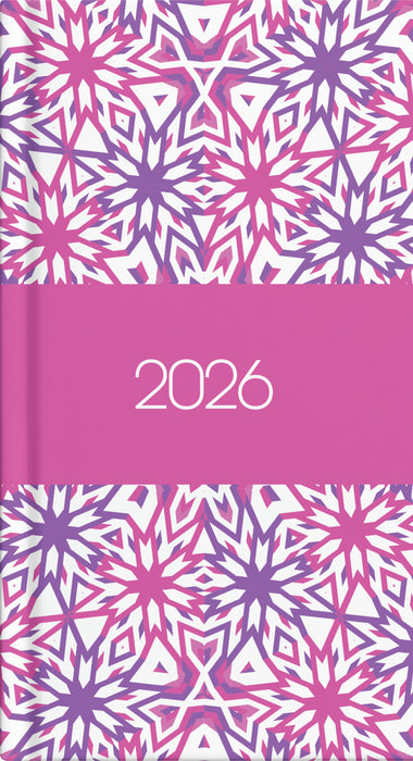 2026 Collins Kaleidoscope Slimline Week to View Diary, 150mm x 80mm CX438403