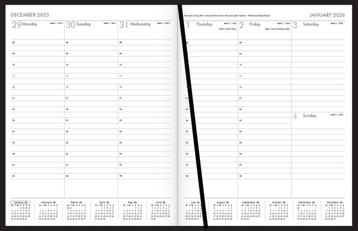 2026 Collins MD1083 Appointment Diary, Week to View, 206mm x 208mm CX441625