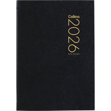 2026 Collins Pocket Diary A72, Two Days Per Page, Black, 74mm x 105mm CX438125