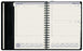 2026 Collins Portfolio, Tabbed, Day To Page, Wiro Bound, PU Padded Cover, Black, 165mm x 246mm CX441627