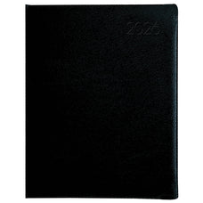 2026 Collins Portfolio, Tabbed, Day To Page, Wiro Bound, PU Padded Cover, Black, 165mm x 246mm CX441627
