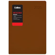 2026 Collins Rhapsody A41  Diary, Day to Page, Cappuccino, 210mm x 297mm CX11300797