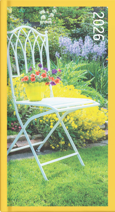 2026 Collins Slim Pocket Diary CW7, Week To View with Notes Page, Assorted Covers, Floral, 80mm x 152mm CX438019