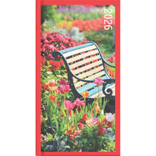 2026 Collins Slim Pocket Diary CW7, Week To View with Notes Page, Assorted Covers, Floral, 80mm x 152mm CX438019