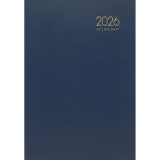 2026 Collins Windsor A52 Diary, Two Day Per Page, Navy, 148mm x 210mm CX441016