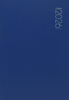 2026 Collins Interleaved Appointment Diary, A41, 210mm x 297mm, Navy