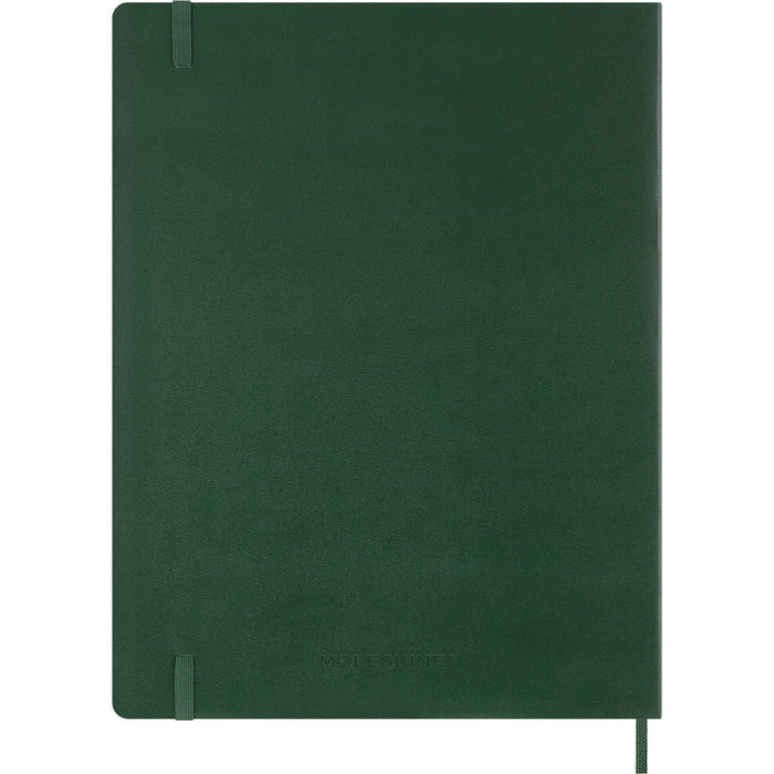 2026 Moleskine 13 Month Essential Planner, Soft Cover, Weekly, Vertical, 190mm x 250mm XXL, Myrtle Green CX1001746