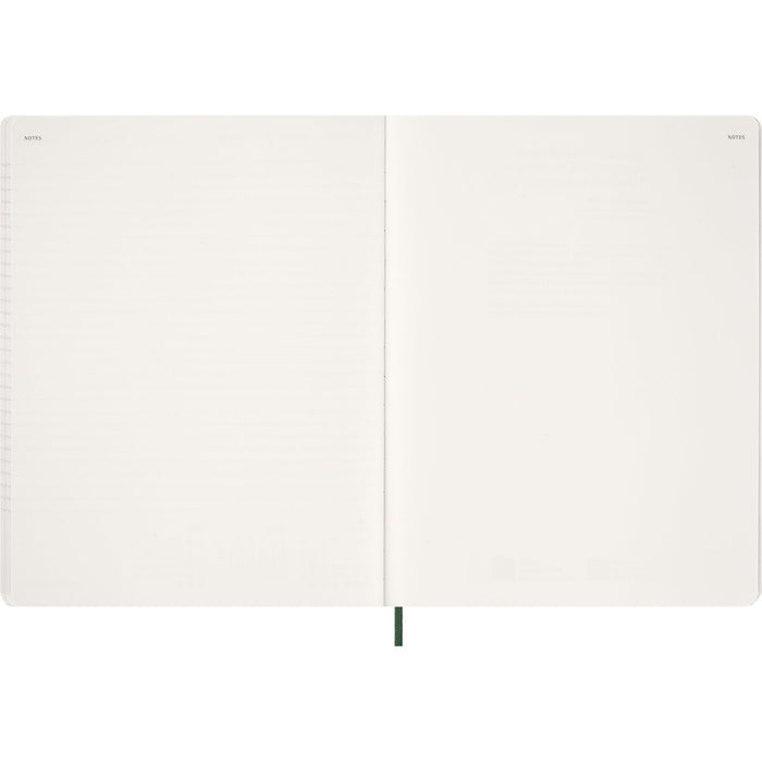 2026 Moleskine 13 Month Essential Planner, Soft Cover, Weekly, Vertical, 190mm x 250mm XXL, Myrtle Green CX1001746