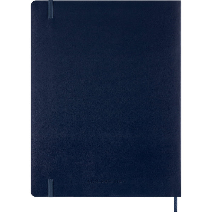 2026 Moleskine 13 Month Essential Planner, Soft Cover, Weekly, Vertical, 190mm x 250mm XXL, Sapphire Blue CX1001745