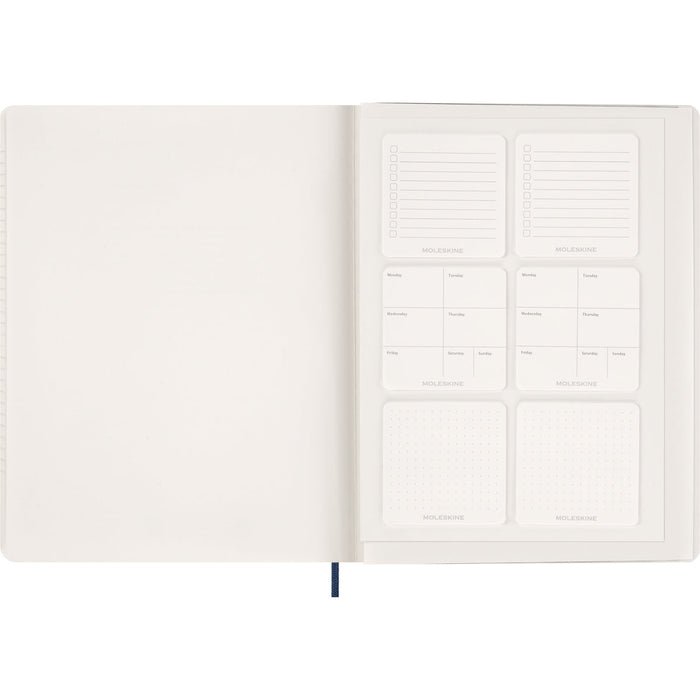 2026 Moleskine 13 Month Essential Planner, Soft Cover, Weekly, Vertical, 190mm x 250mm XXL, Sapphire Blue CX1001745
