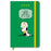 2026 Moleskine Diary 12 Month Daily, Hard Cover, 210mm x 130mm Large, Charlie & Snoopy, Green CX1001751
