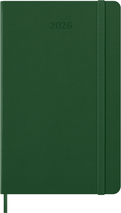 2026 Moleskine Diary 12 Month Weekly + Notes, Hard Cover, Myrtle Green, Large 130mm × 210mm CX1001735