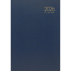 2026 Windsor A51 Diary, Day to Page, Navy, 148mm x 210mm CX441010