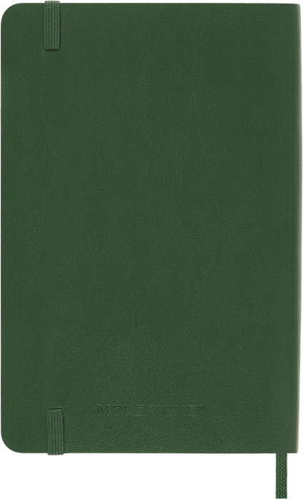 2027 Moleskine 12 Month Weekly + Notes Soft Cover Pocket Diary 90mm x 140mm Myrtle Green CX1002732