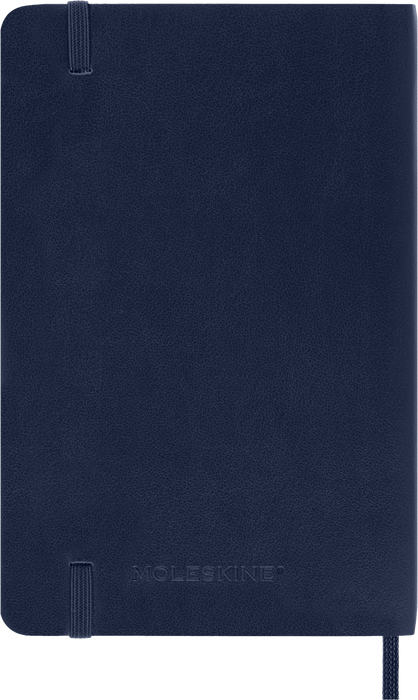 2027 Moleskine 12 Month Weekly + Notes Soft Cover Pocket Diary 90mm x 140mm Sapphire Blue CX1002733