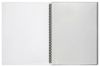 Marbig A4 20 Pocket Refillable Display Book, Clear Front, Grey Backing