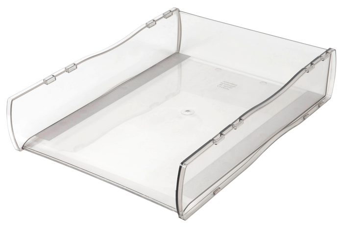 Esselte Letter Tray Front Loading Smoke - Nouveau Series