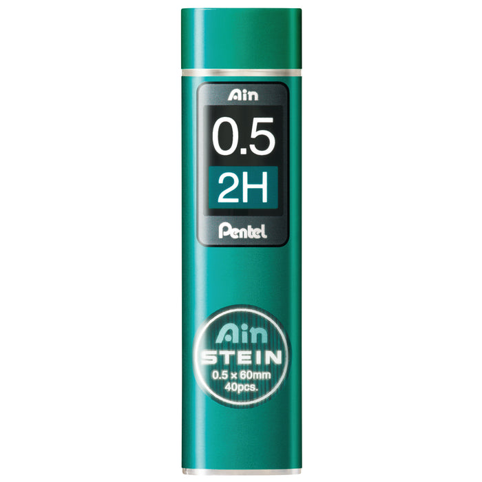 Pentel Ain Stein Refill Leads 2H 0.5mm 40's Tube x  12's pack