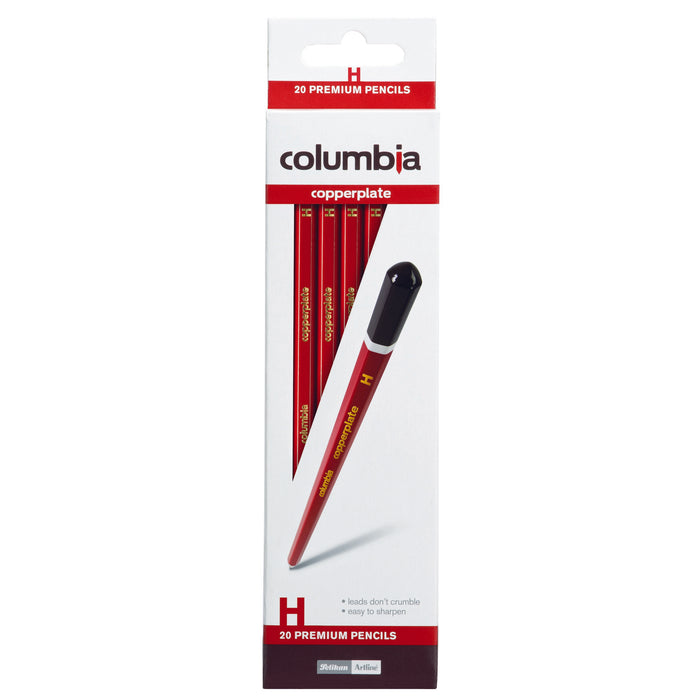 H Pencil Columbia Copperplate - Hexagonal 20's Pack