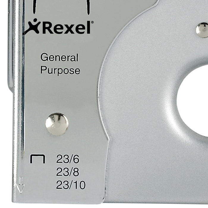 Rexel Gazelle General Purpose Tacker, Tacking Stapler, Silver
